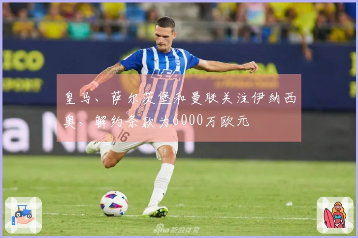 皇马、萨尔茨堡和曼联关注伊纳西奥，解约条款为6000万欧元