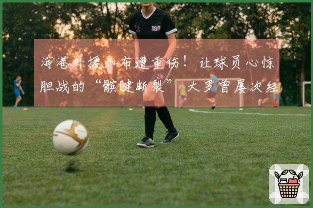 海港外援加布遭重伤！让球员心惊胆战的“髌腱断裂” 大罗曾屡次经历